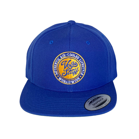 Volks Stuff OG Logo Blue & Gold SnapBack Hat